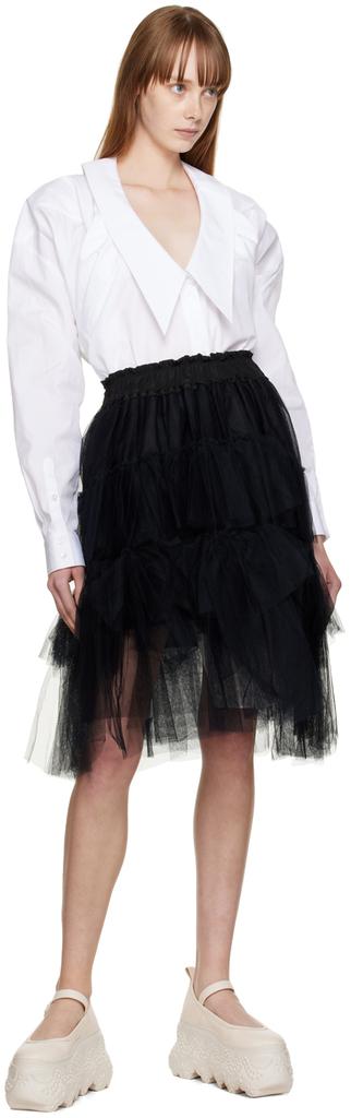 Black Tutu Midi Skirt商品第4张图片规格展示