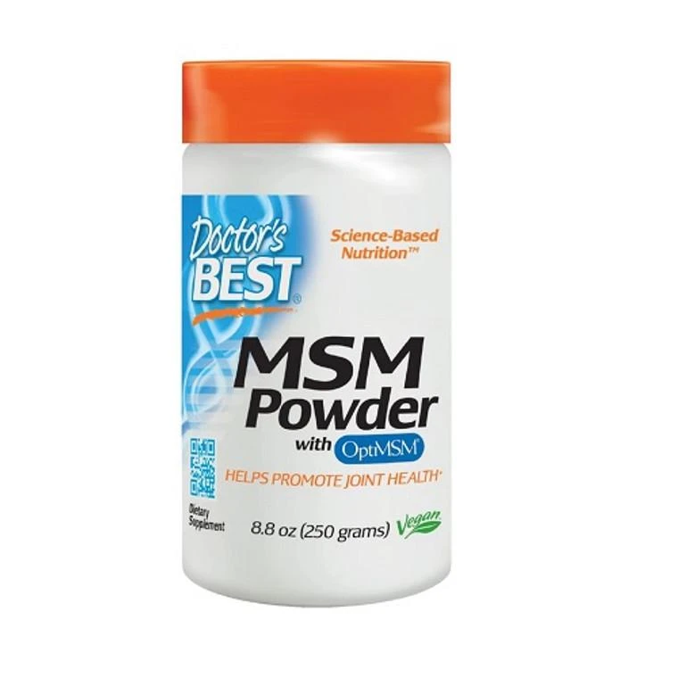 商品Doctors Best Vitamins|Doctors Best MSM with OptiMSM Powder, 8.8 Oz,价格¥79,第1张图片