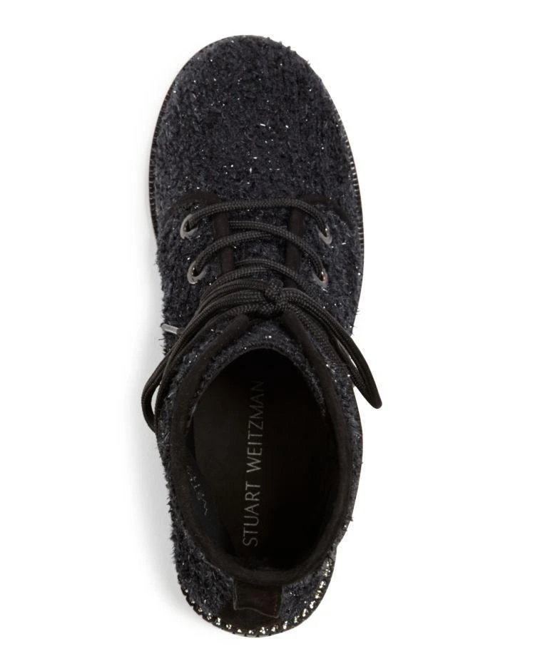 商品Stuart Weitzman|Metermaid Boucl&eacute; Combat Booties - 100% Exclusive,价格¥1790,第3张图片详细描述