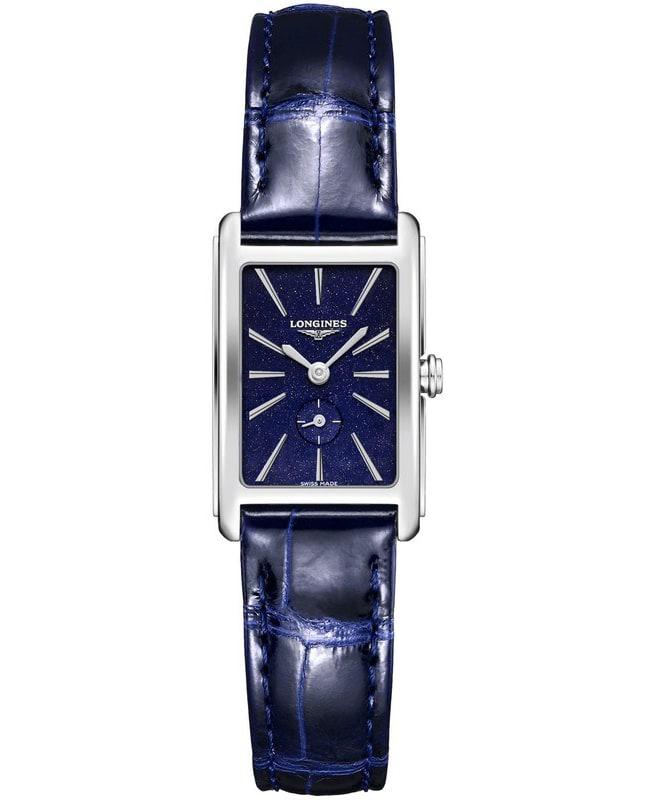 Longines DolceVita Blue Dial Blue Leather Strap Women's Watch L5.255.4.93.2商品第1张图片规格展示