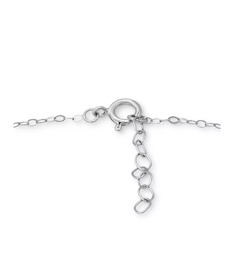 商品Giani Bernini|Cubic Zirconia Ankle Bracelet in Sterling Silver (Also in Lab-Created Pink Sapphire), Created for Macy's,价格¥332,第4张图片详细描述