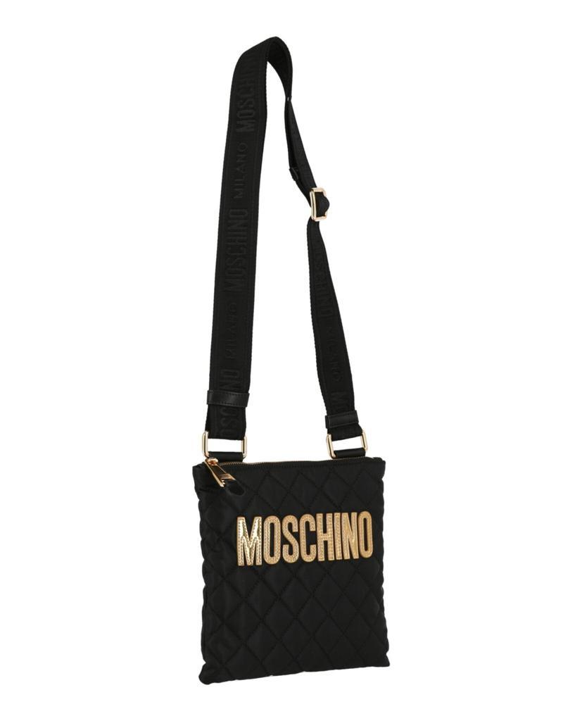 商品Moschino|Quilted Nylon Logo Messenger Bag,价格¥2778,第6张图片详细描述