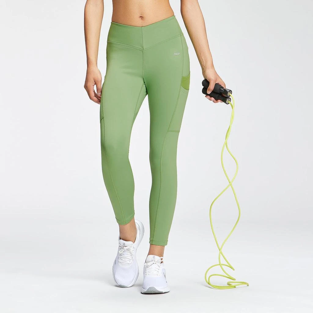 商品Myprotein|MP Women's Tempo 7/8 Repreve®Leggings - Apple Green,价格¥114,第1张图片