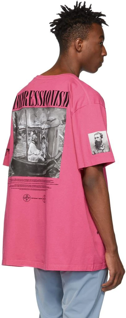 商品Off-White|Pink 'Impressionism' Boat T-Shirt,价格¥1364,第3张图片详细描述