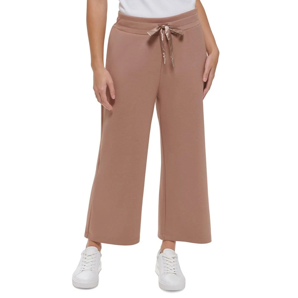 商品Calvin Klein|Women's Satin Drawstring Sweatpants,价格¥108,第1张图片