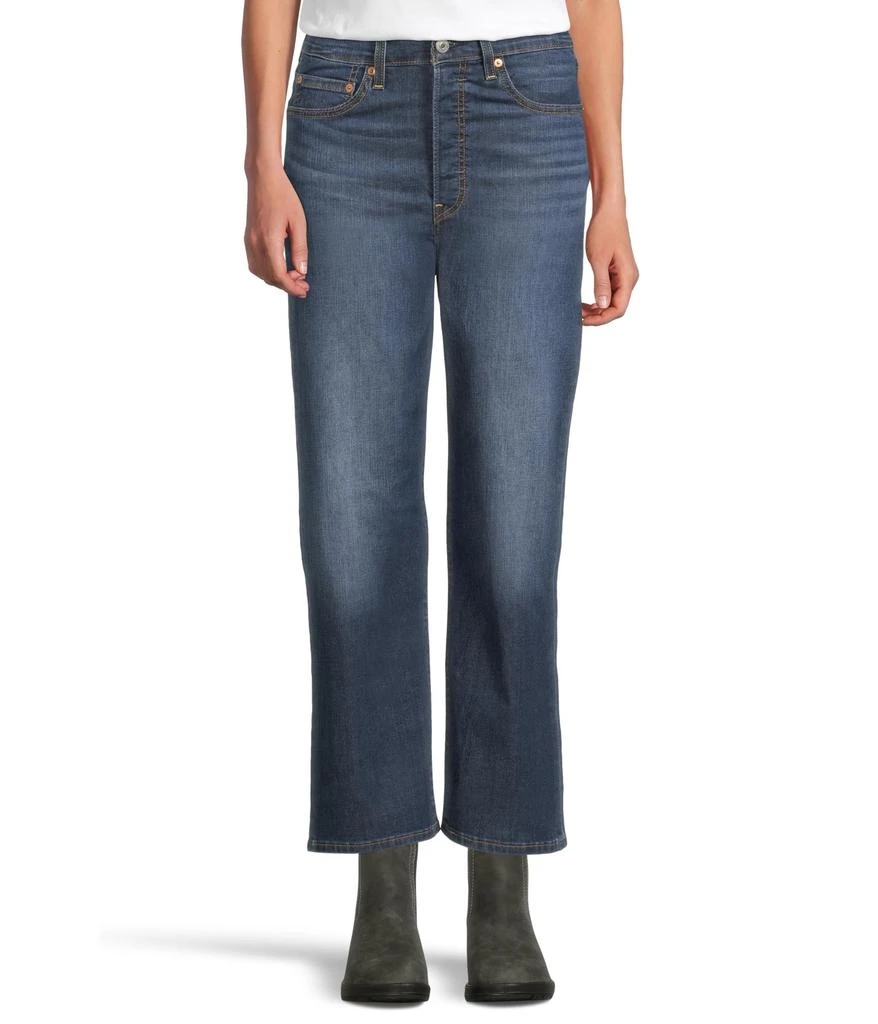 商品Levi's|Ribcage Straight Ankle,价格¥492,第1张图片