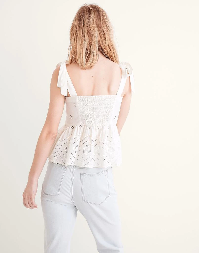 商品Madewell|Rosalie Tie-Strap Top in Geo Eyelet,价格¥118,第3张图片详细描述