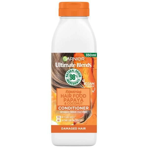 商品Garnier|Garnier Ultimate Blends Repairing Hair Food Papaya Conditioner For Damaged Hair 350ml,价格¥35,第1张图片