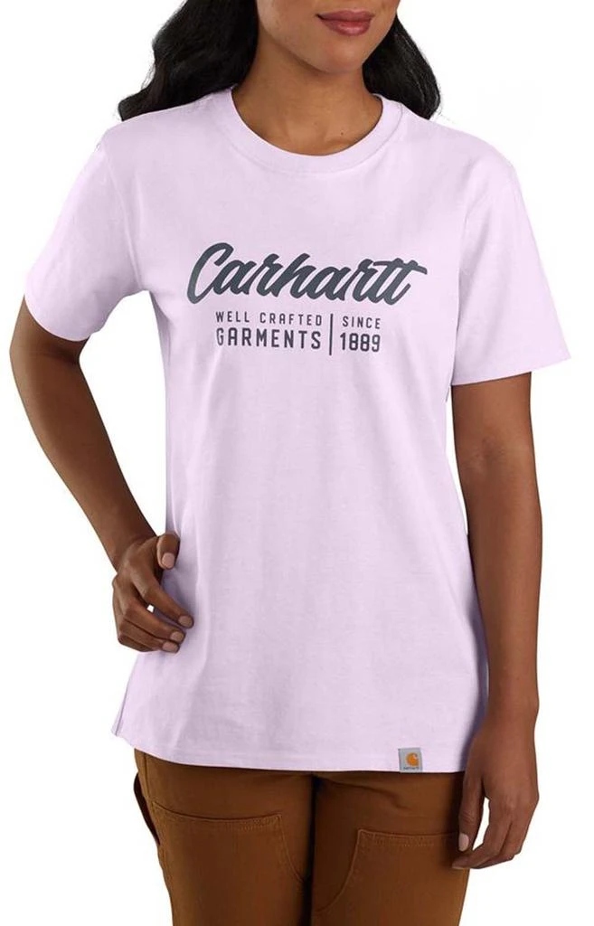 商品Carhartt|(105262) Loose Fit Heavyweight Short Sleeve Crafted Graphic T-Shirt - White,价格¥101,第1张图片