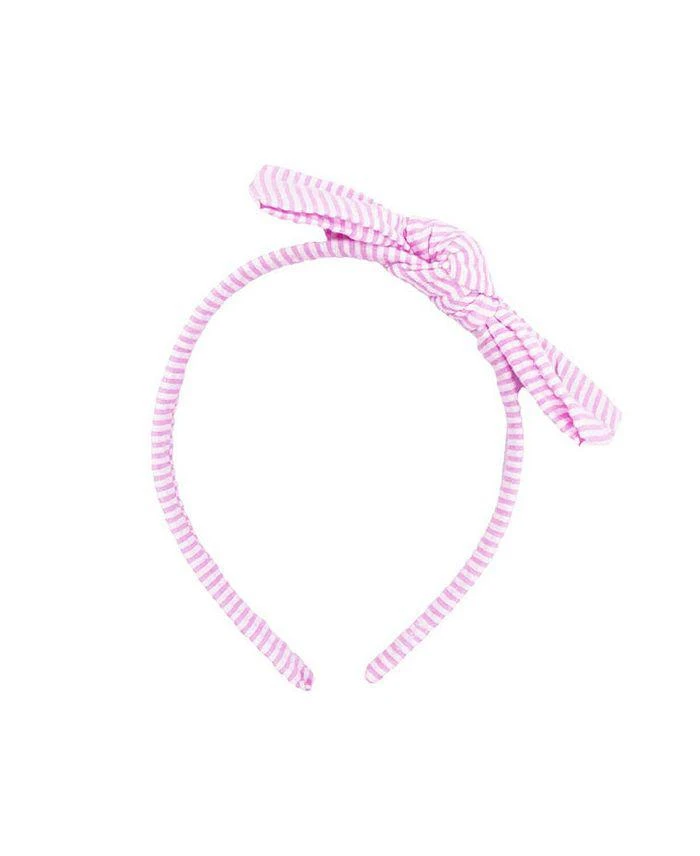 商品Bits & Bows|Girls' Palmer Pink Seersucker Bow Headband - Little Kid, Big Kid,价格¥146,第1张图片详细描述