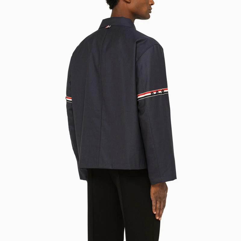 商品Thom Browne|Lightweight wool denim jacket,价格¥7324,第3张图片详细描述