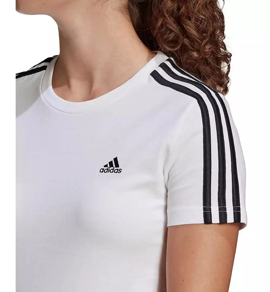 商品Adidas|Women's Essentials Cotton 3 Stripe T-Shirt,价格¥177,第3张图片详细描述