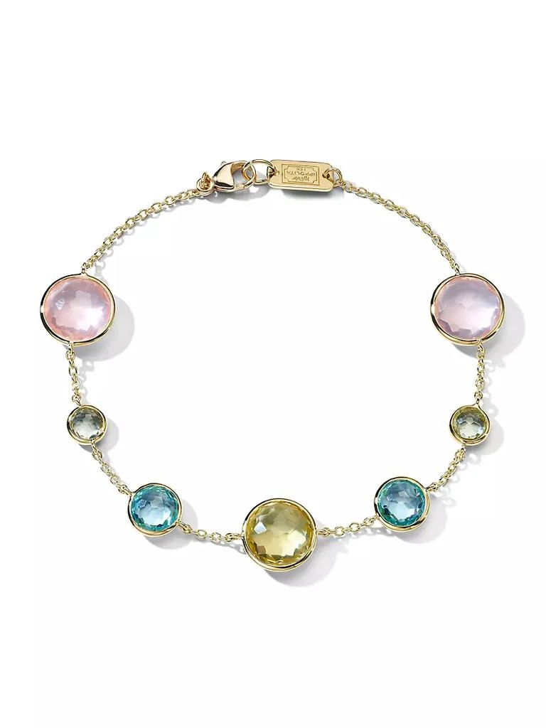 商品Ippolita|Lollipop 18K Yellow Gold & Multi-Stone Station Bracelet,价格¥11897,第1张图片