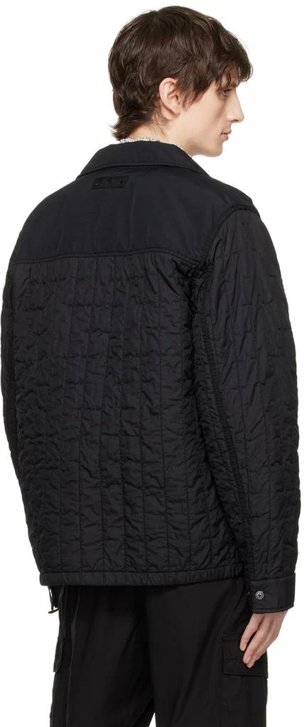 商品Stone Island|Black Quilted Jacket,价格¥7254,第3张图片详细描述