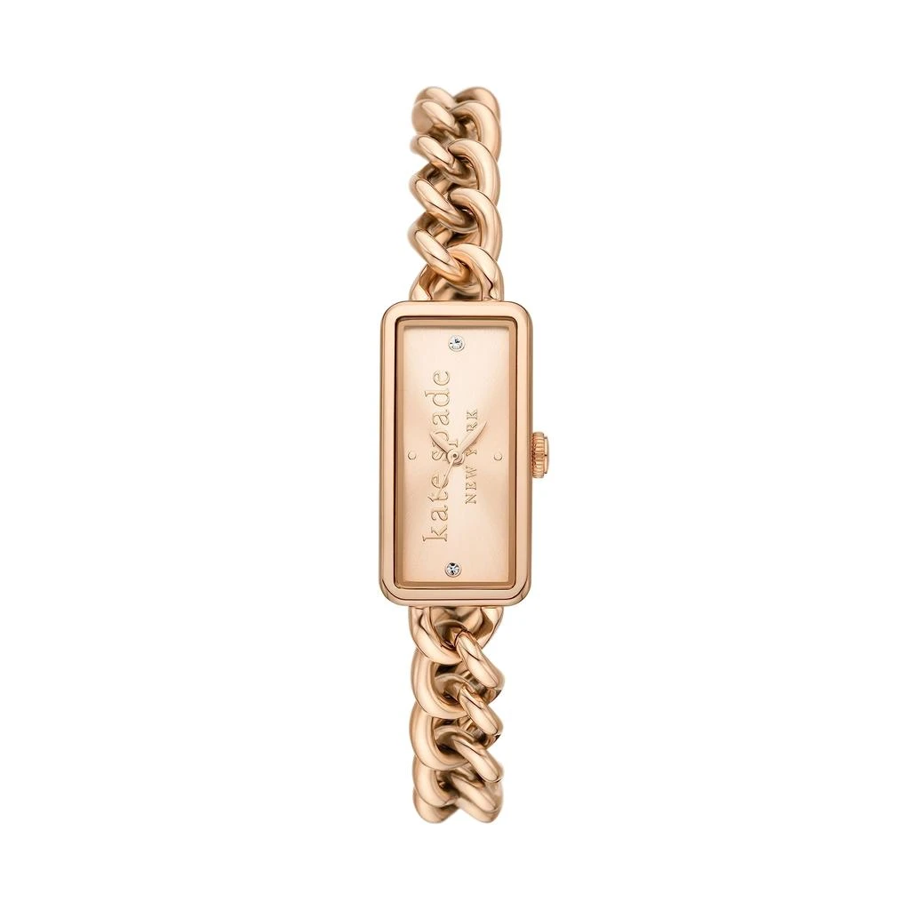 商品Kate Spade|Rosedale Three-Hand Rose Gold-Tone Stainless Steel Watch - KSW1810,价格¥1080,第1张图片