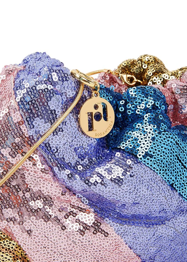 商品ROSANTICA|Fatale sequin-embellished clutch,价格¥3068,第3张图片详细描述