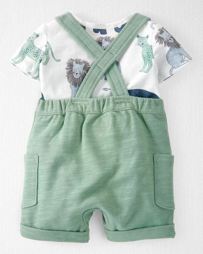 商品littleplanet|2-Piece Organic Cotton Shortall Set,价格¥178,第2张图片详细描述
