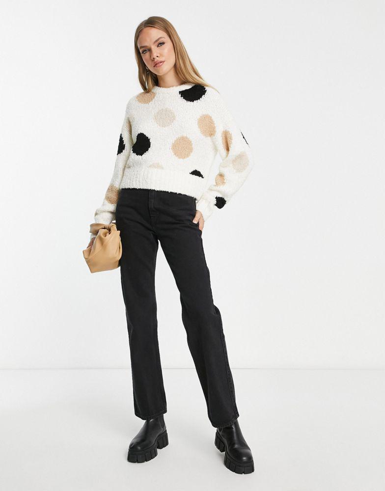 商品& Other Stories|& Other Stories jumper with tonal spots in cream,价格¥822,第5张图片详细描述