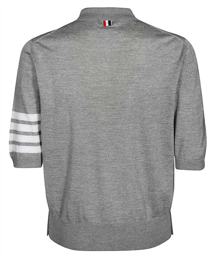 商品Thom Browne|Thom Browne 4-Bar Knitted Polo Shirt,价格¥6356,第2张图片详细描述