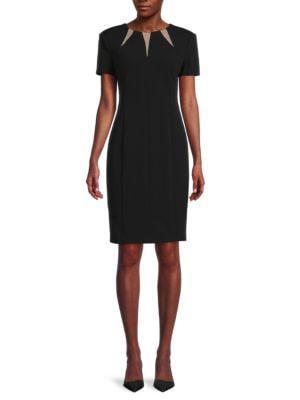 商品Calvin Klein|Solid Sheath Dress,价格¥242,第1张图片