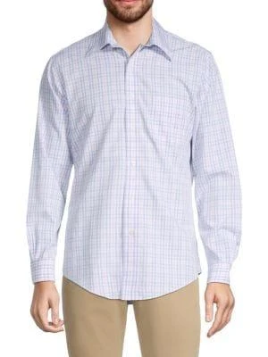 商品Brooks Brothers|Regent-Fit Supima Cotton Plaid Button-Down Shirt,价格¥188,第1张图片