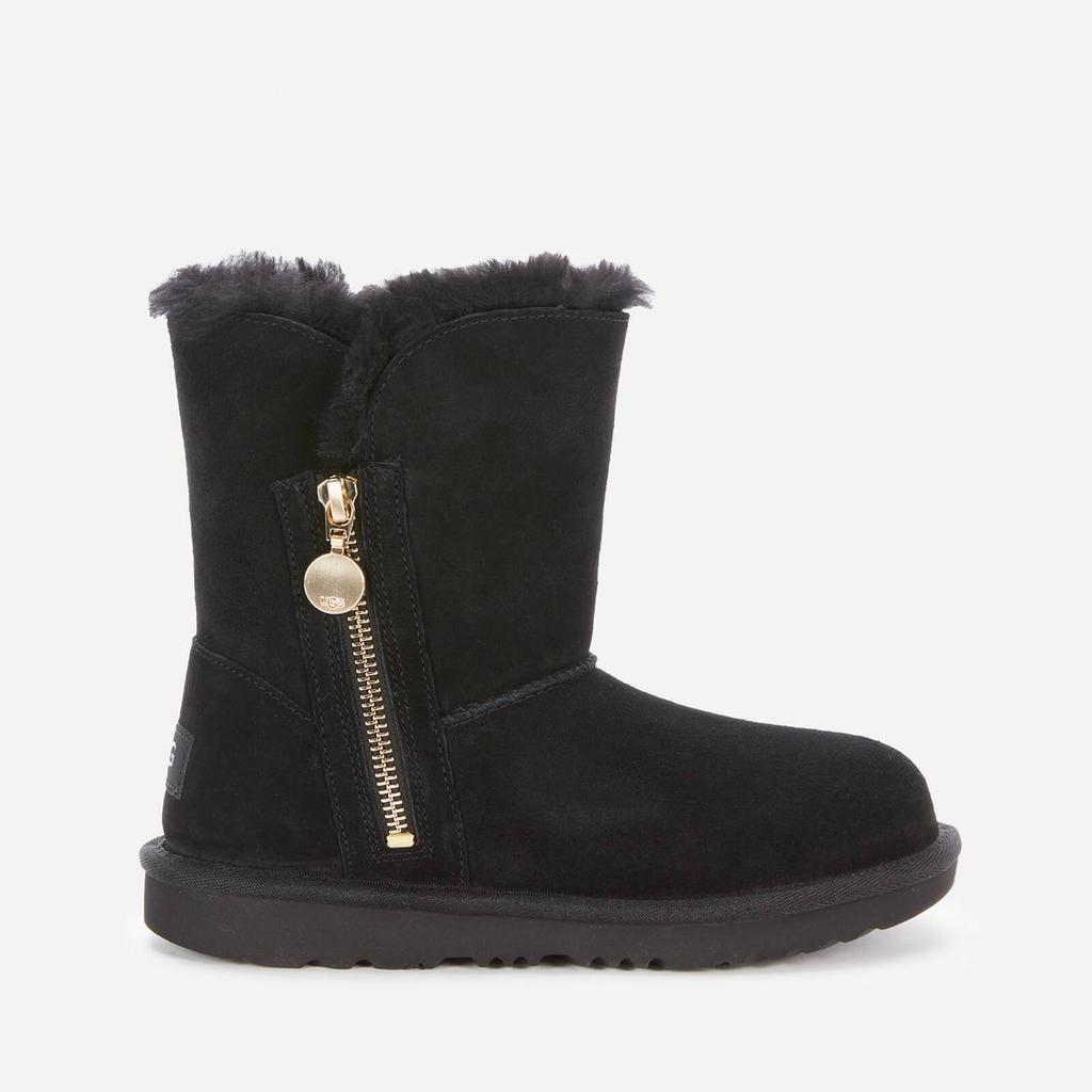 商品UGG|UGG黑色侧面拉链款雪地靴,价格¥554,第1张图片