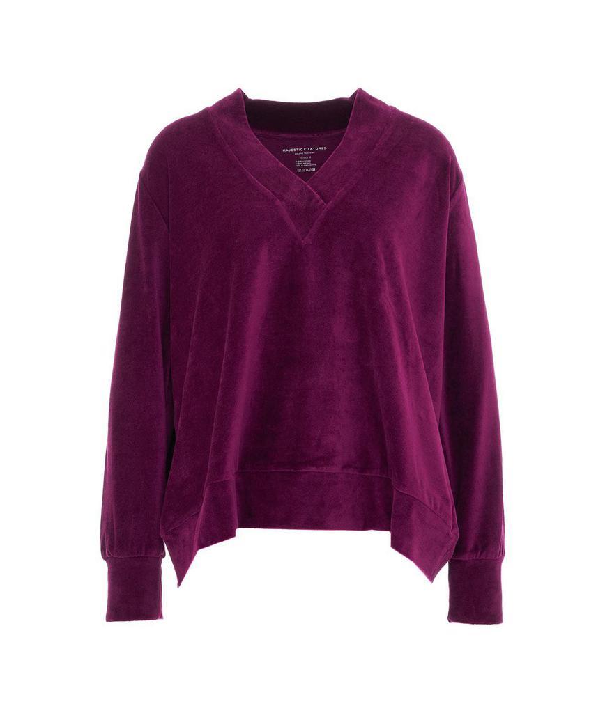 商品MAJESTIC FILATURES|Majestic Filatures Womens Purple Other Materials Sweater,价格¥2217,第1张图片