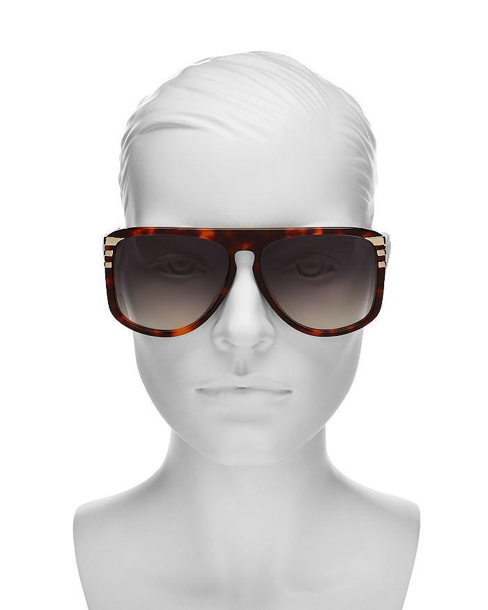 商品Chloé|Women's West Flat Top Sunglasses, 62mm,价格¥3164,第4张图片详细描述