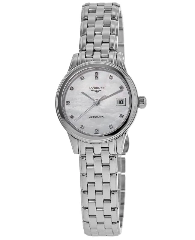 商品Longines|Longines Flagship Automatic Mother of Pearl Diamond Dial  Women's Watch L4.274.4.87.6,价格¥11075,第1张图片