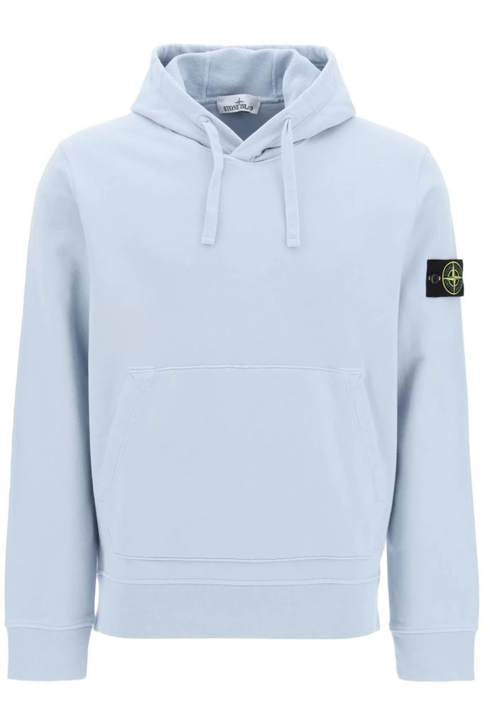 商品Stone Island|logo badge hoodie,价格¥1397,第1张图片