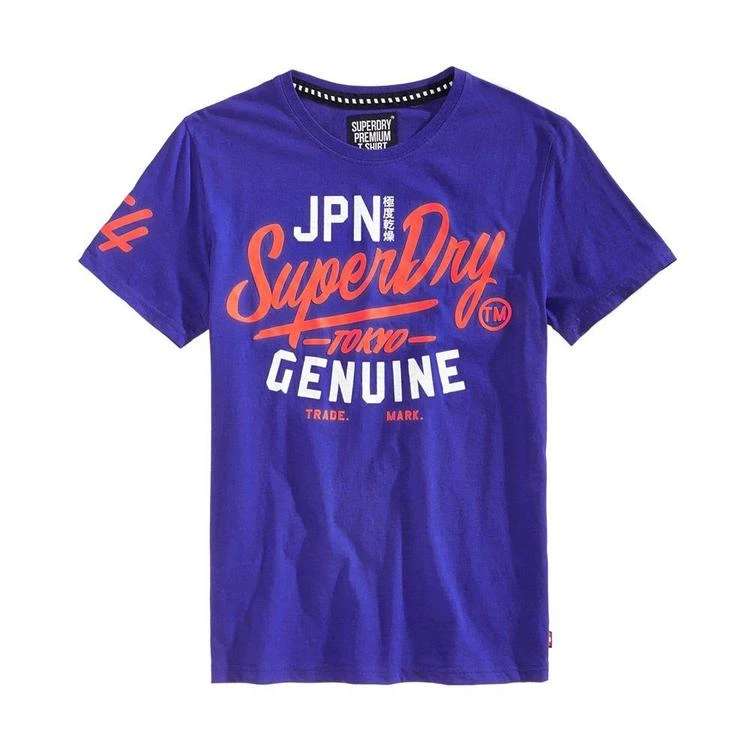 商品Superdry|Men's Ticket Type Logo-Print T-Shirt,价格¥135,第1张图片