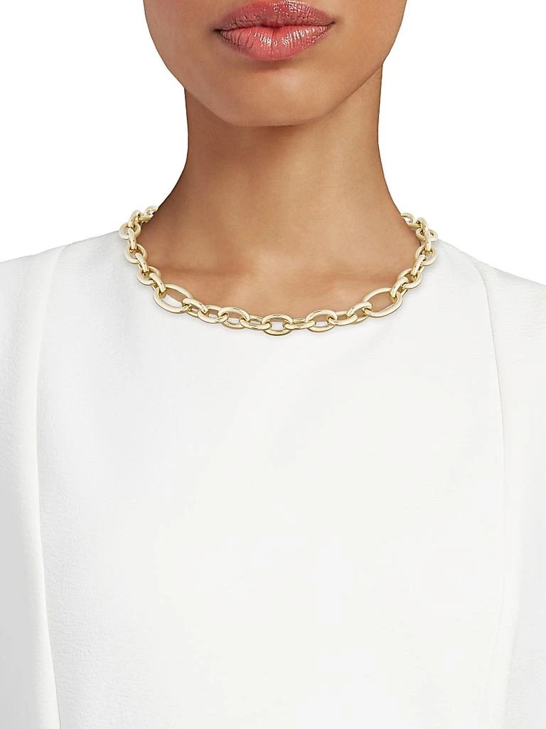 商品Saks Fifth Avenue Collection|14K Gold Oval-Link Necklace,价格¥51612,第2张图片详细描述