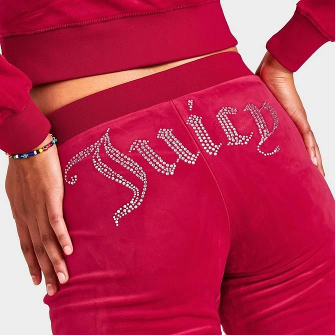 Women's Juicy Couture OG Big Bling Velour Track Pants 商品