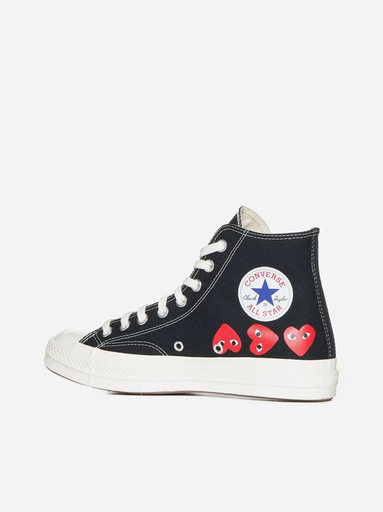 商品Comme des Garcons|X Converse Canvas High-top Sneakers,价格¥1014,第3张图片详细描述