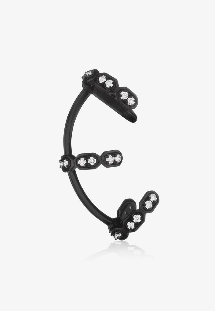 商品EÉRA|Special Order - Roma 18-karat Black Gold Earcuff with Diamonds,价格¥37844,第1张图片