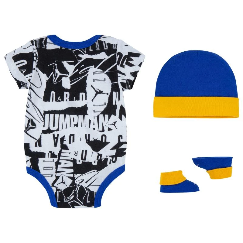 商品Jordan|Jordan Hat Bodysuit Bootie 3 Piece Set - Boys' Infant,价格¥190,第2张图片详细描述