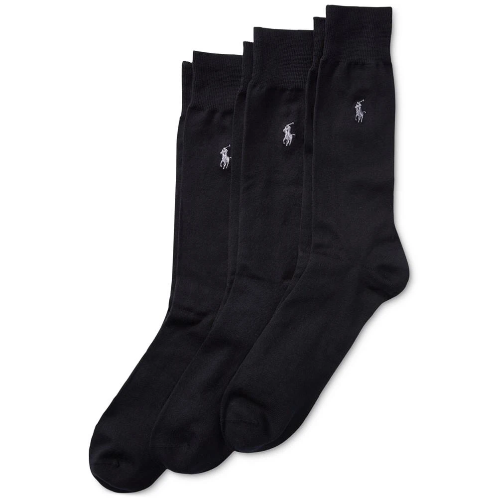 商品Ralph Lauren|Men's 3 Pack Super-Soft Dress Socks,价格¥135,第2张图片详细描述