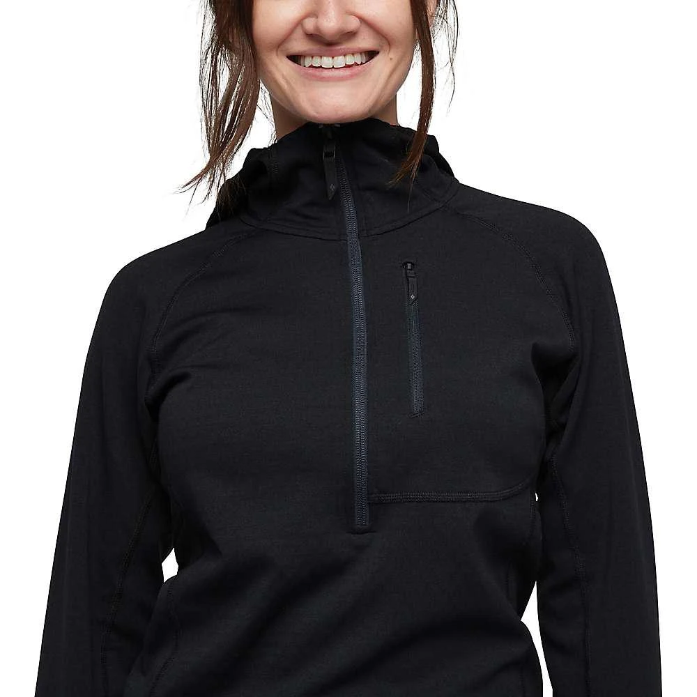 商品Black Diamond|Black Diamond Women's Coefficient 1/4 Zip Fleece Hoody,价格¥1318,第5张图片详细描述