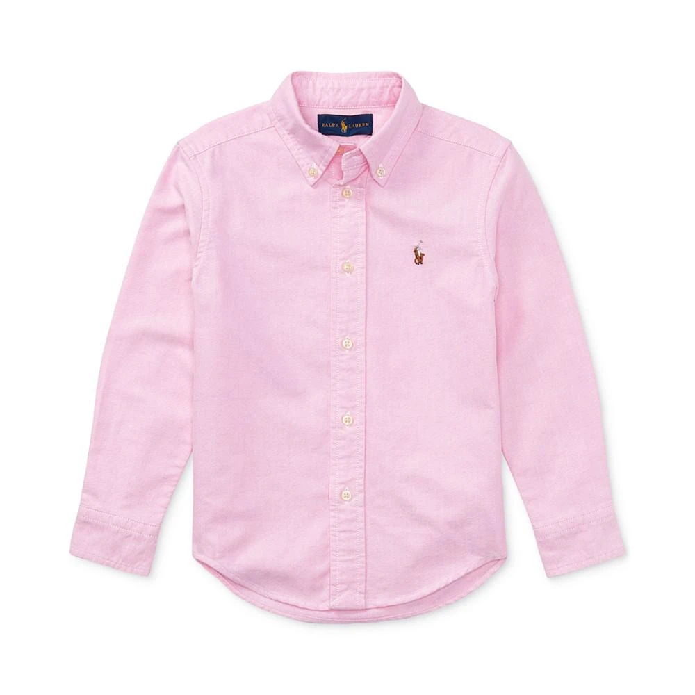 商品Ralph Lauren|Toddler Boys Blake Cotton Oxford Shirt,价格¥412,第1张图片