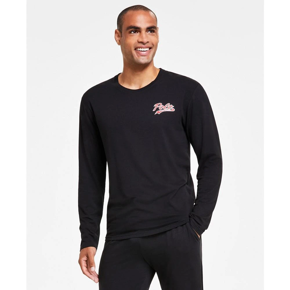 商品Ralph Lauren|Men's Logo Long-Sleeve Crewneck Lounge Top,价格¥200,第1张图片