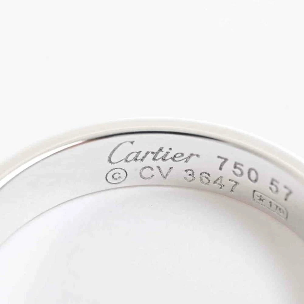 商品[二手商品] Cartier|Cartier Love Wedding Band 18K White Gold Ring EU 57,价格¥5839,第5张图片详细描述