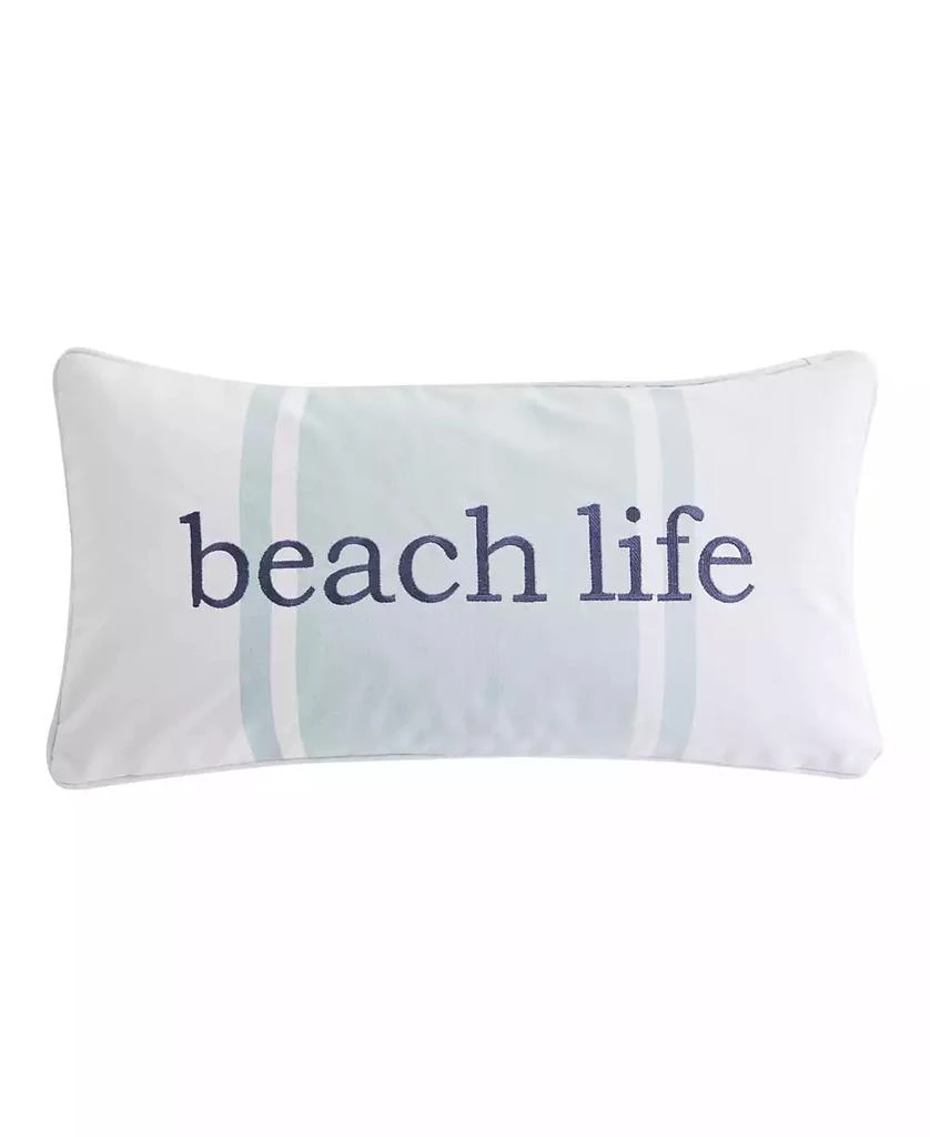 商品Levtex|Sunset Bay Embroidered Decorative Pillow, 24" x 12",价格¥209,第1张图片