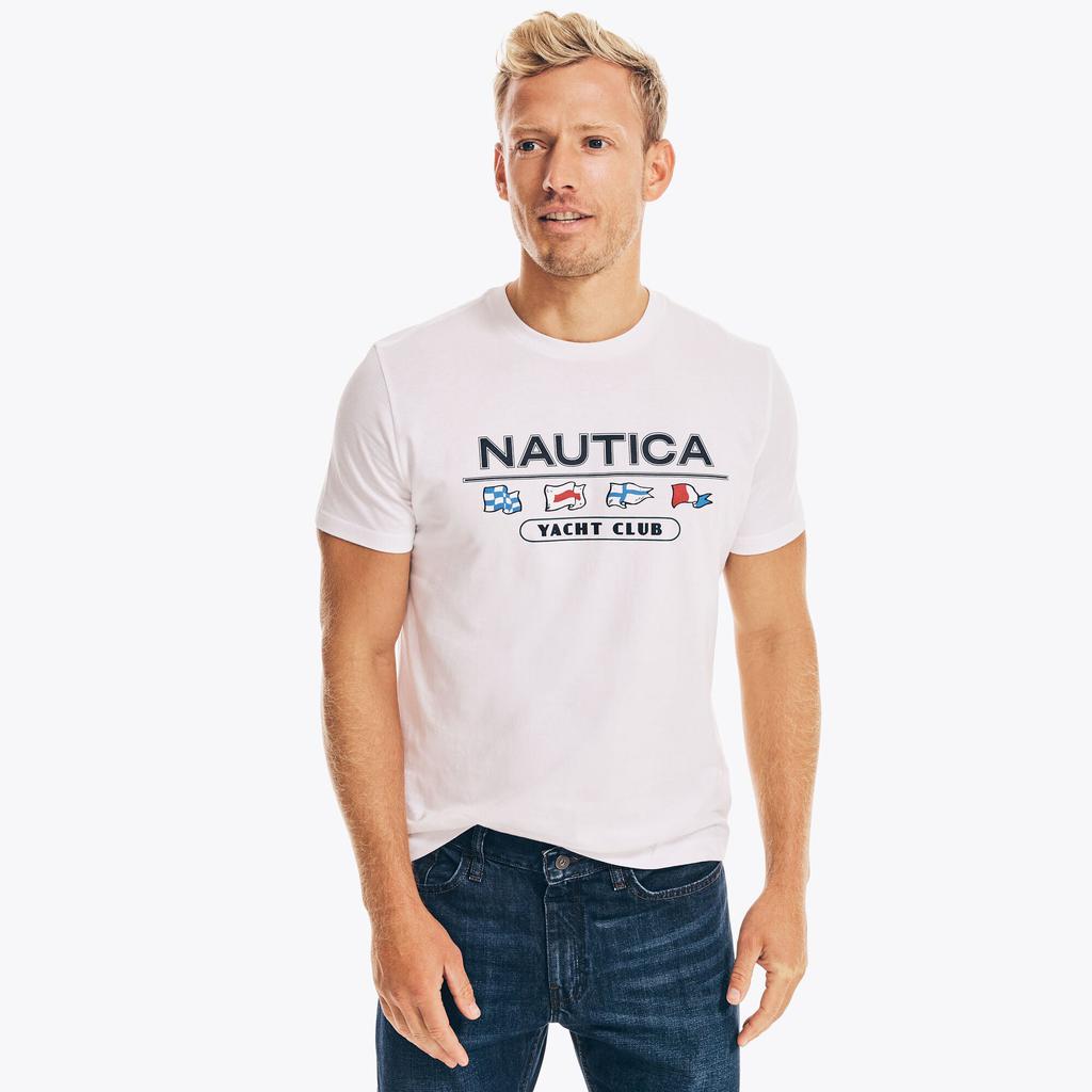 Nautica Mens Yacht Club Graphic T-Shirt商品第4张图片规格展示