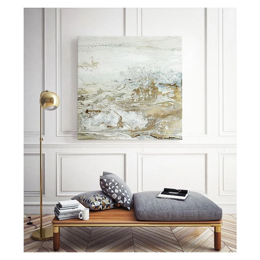 20" x 20" Geode II Teal Version Museum Mounted Canvas Print 商品