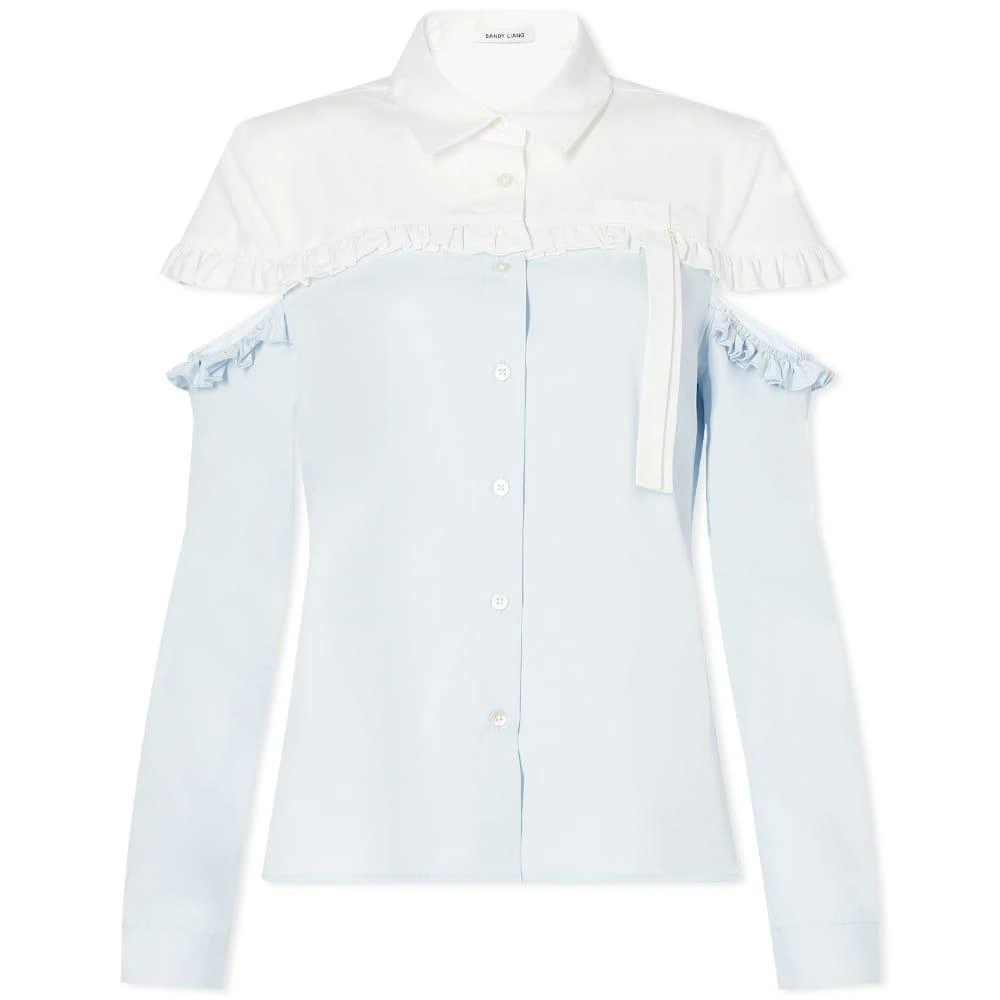 商品Sandy Liang|Sandy Liang Minerva Cut Out Blouse,价格¥3452,第1张图片
