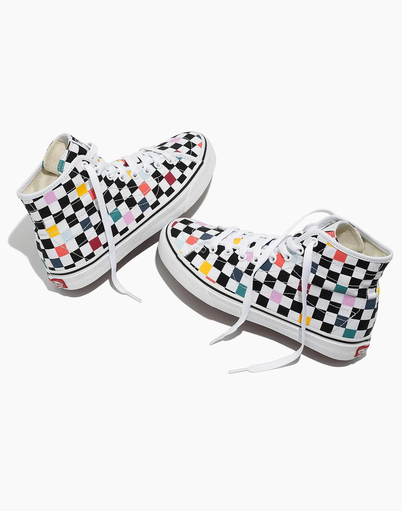 商品Madewell|Vans® SK8-Hi Decon 男女同款高帮休闲鞋 in Party Checkerboard,价格¥396,第1张图片