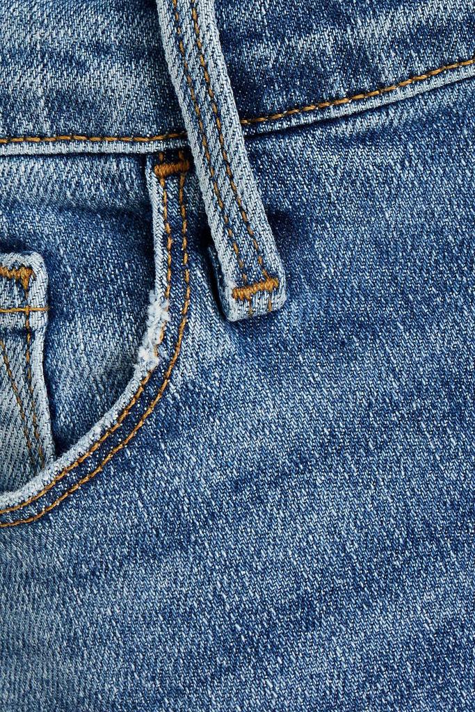 Le Garcon cropped faded boyfriend jeans商品第2张图片规格展示