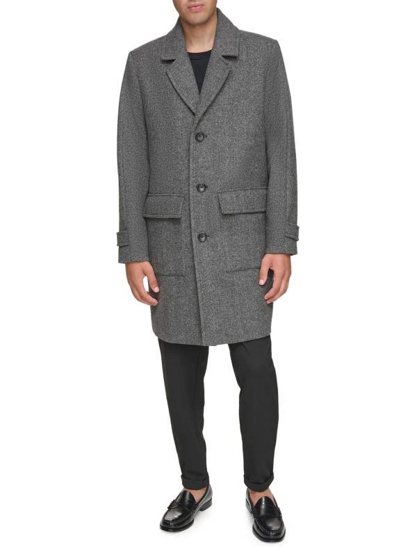 商品Andrew Marc|Gondet Melton Wool Blend Overcoat,价格¥1747,第1张图片