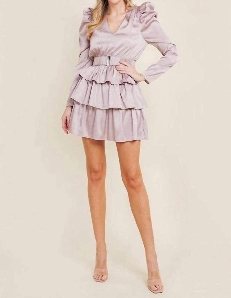 商品Tcec|Light Up The Night Dress In Lilac,价格¥314,第2张图片详细描述