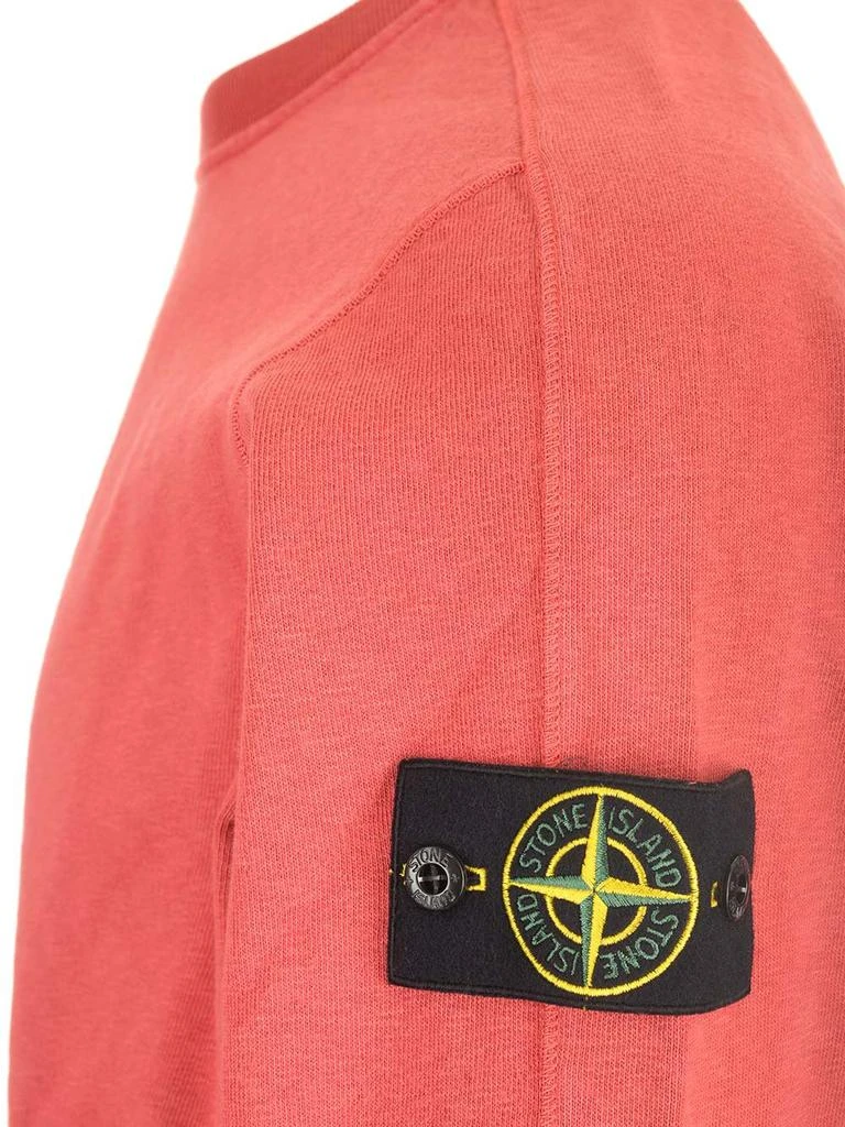 商品Stone Island|Stone Island Logo Patch Crewneck Sweatshirt,价格¥1857,第4张图片详细描述